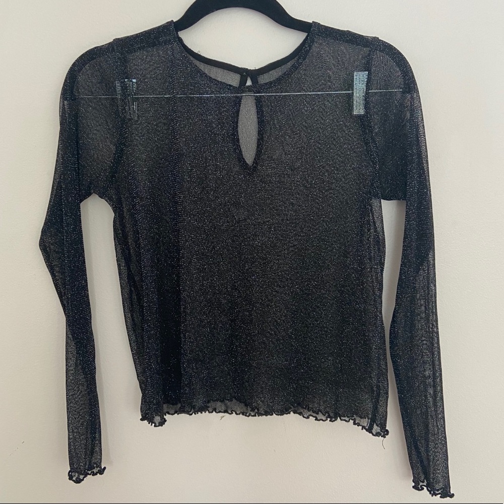 Sparkle Mesh Top